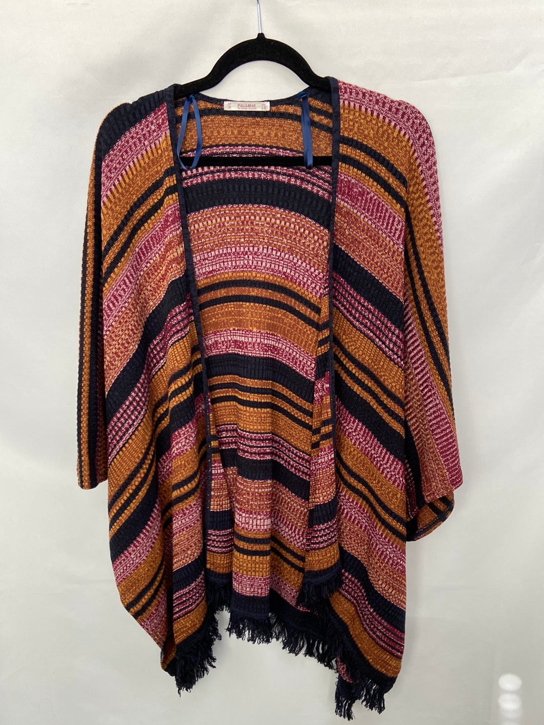 PULL&BEAR.Cardigan estilo Poncho T.M