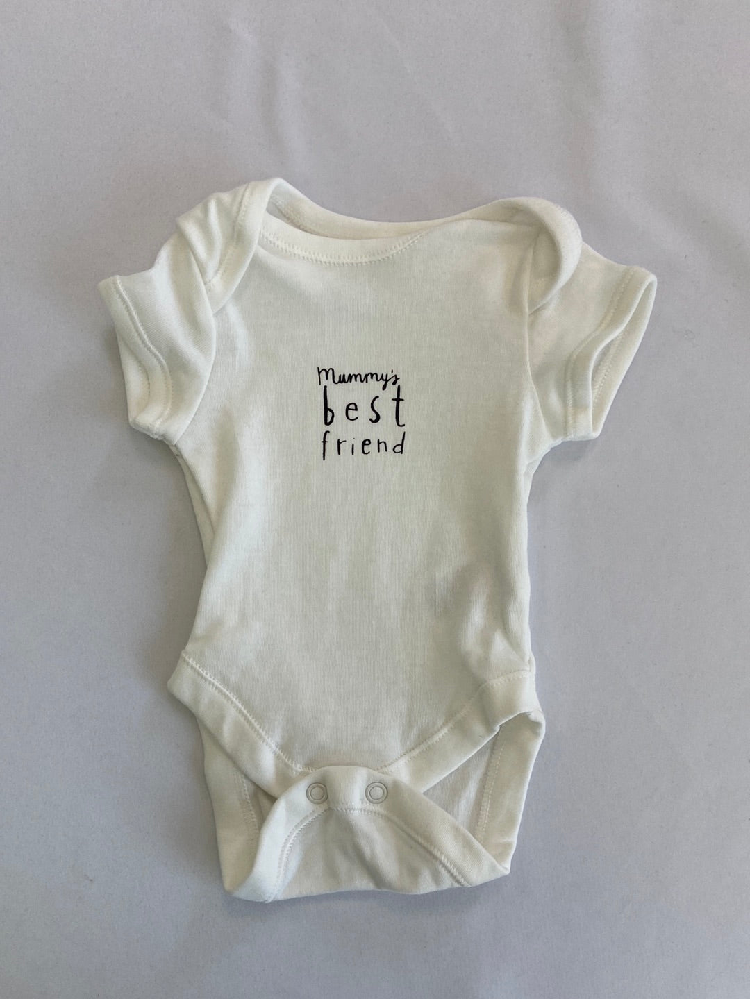 PRIMARK. Body blanco Friends T.0 meses