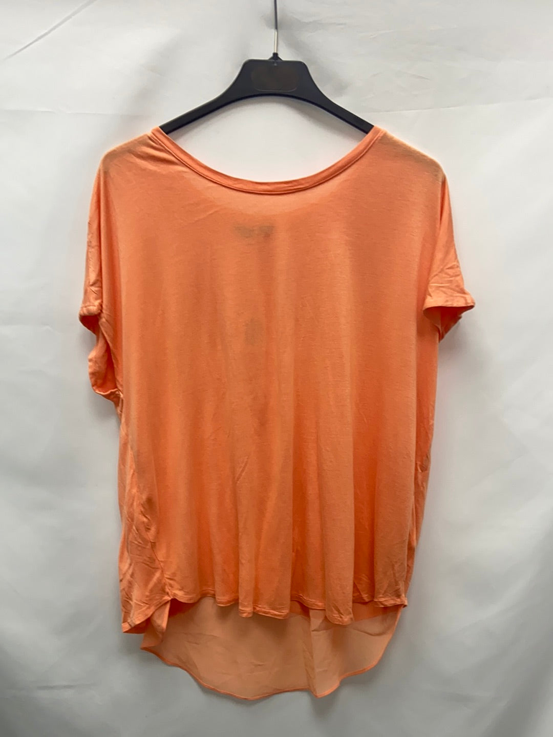 MASSIMO DUTTI. Camiseta básica naranja