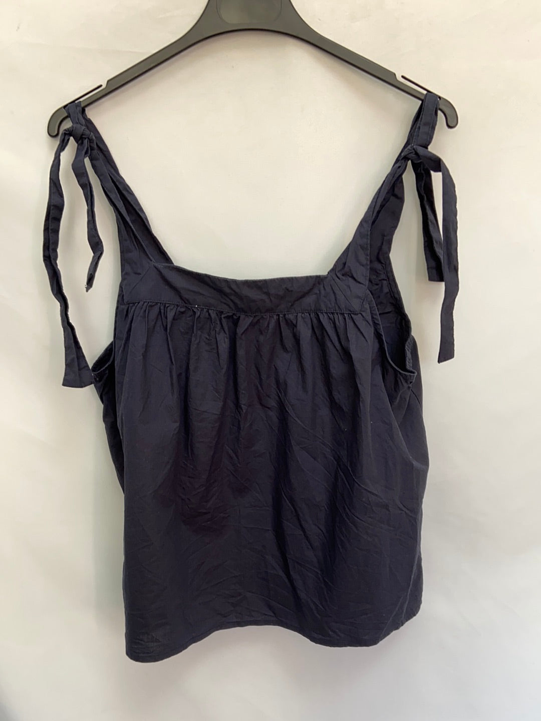 MANGO.Top azul lazada T.M