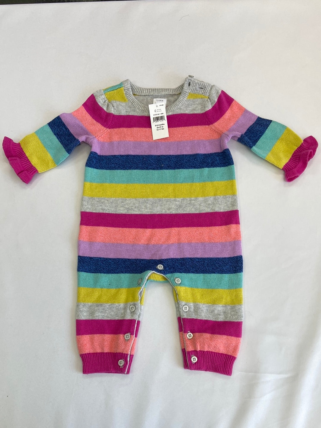 GAP. Mono rayas de colores T.3-6m