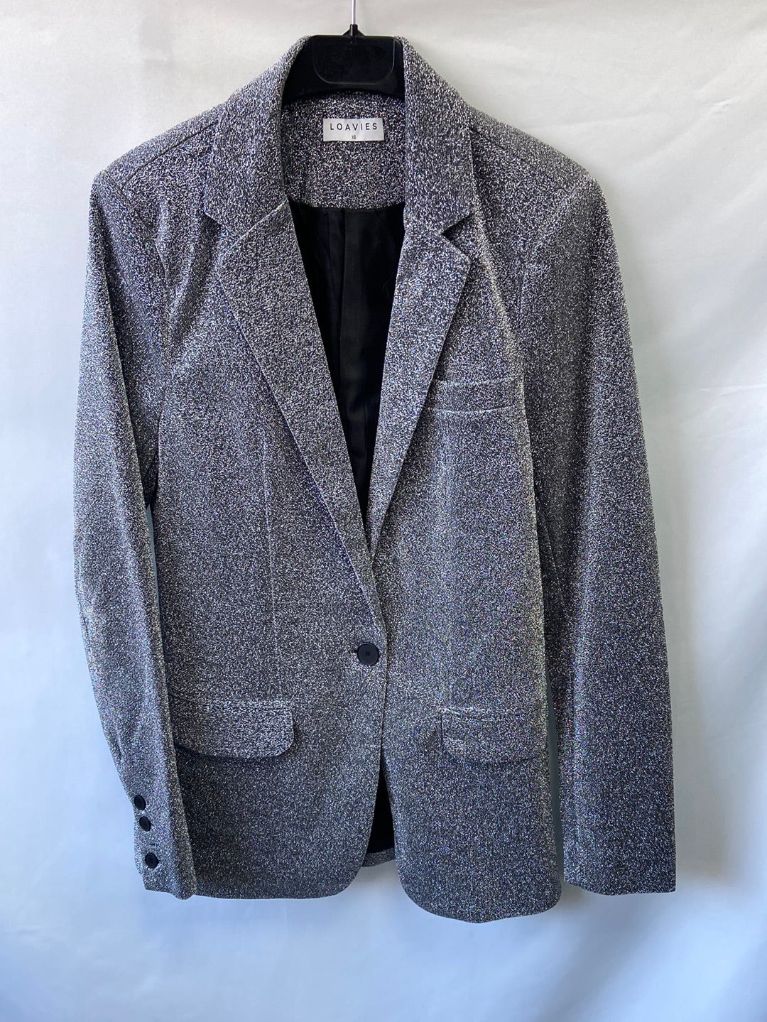 LOAVIES.Blazer plateada T.xs
