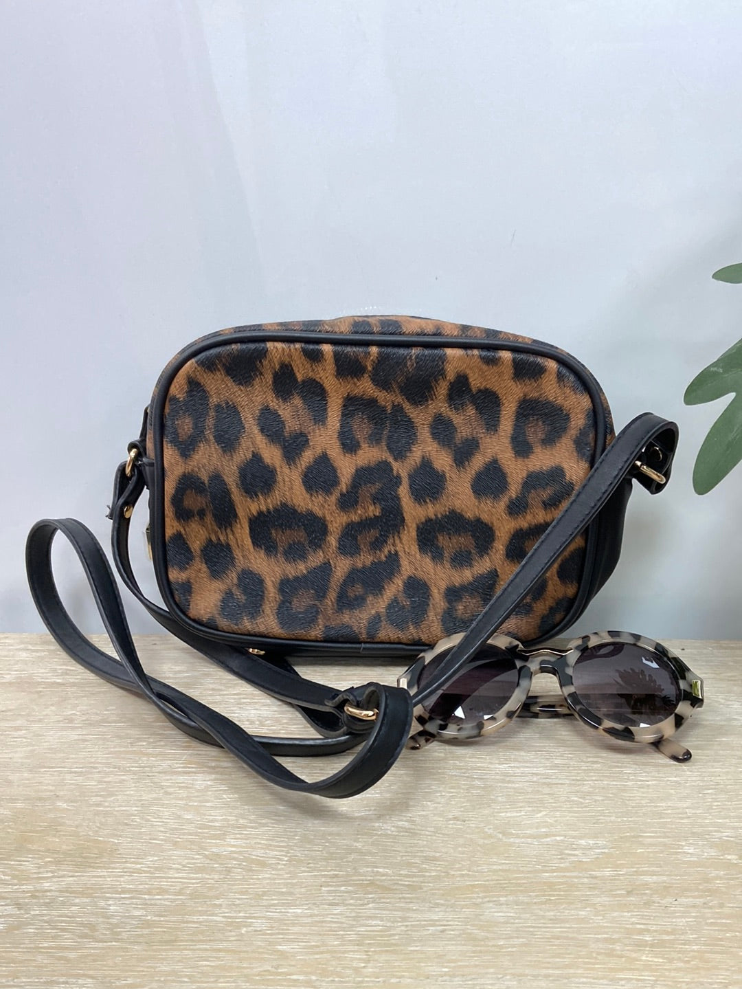 CORTEFIEL.Bolso polipiel animal print