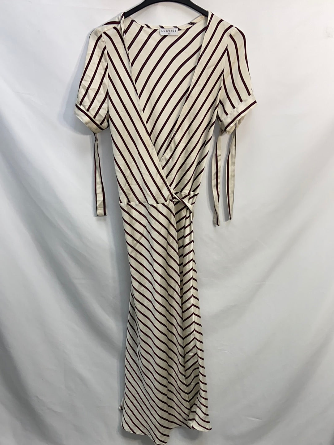 LOAVIES.Vestido largo rayas cruzado t.xs