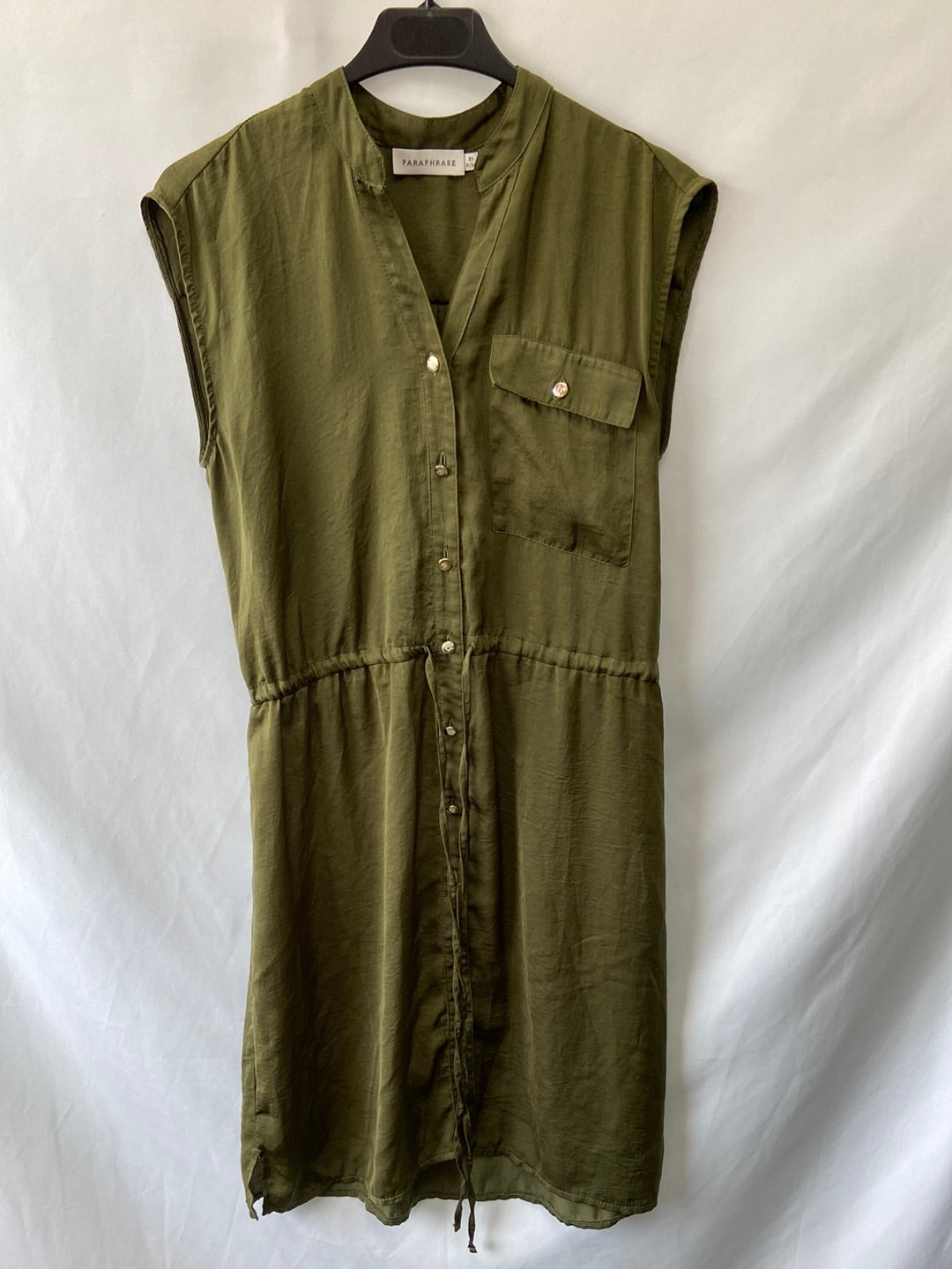 PARAPHRASE. Vestido verde T.xs