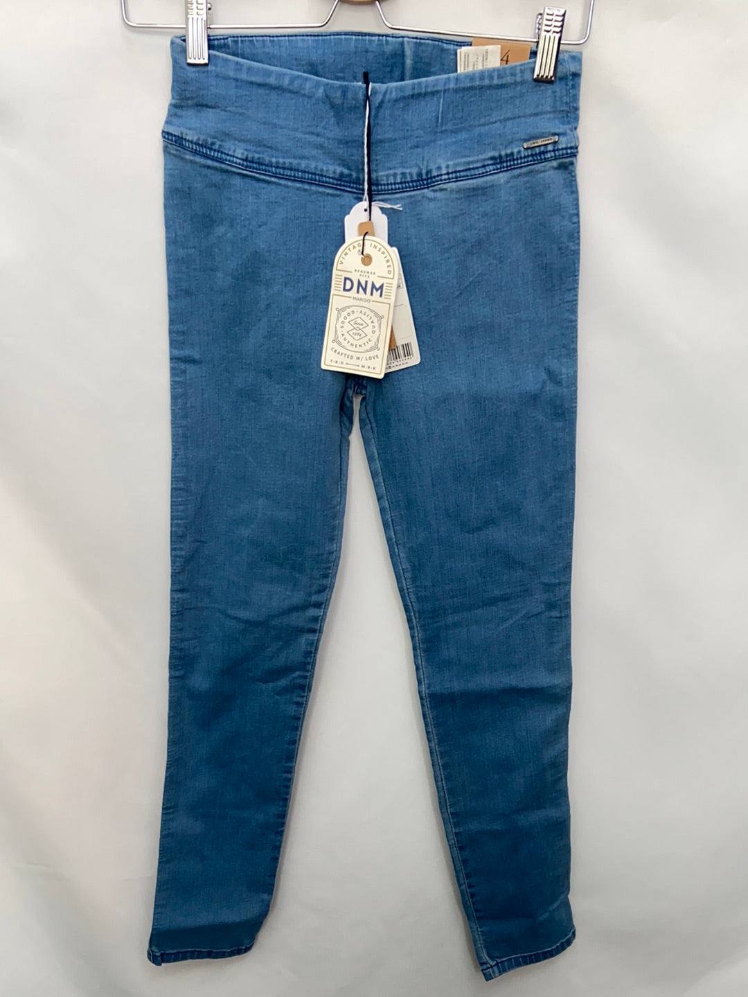 MANGO. Leggins vaquero claro