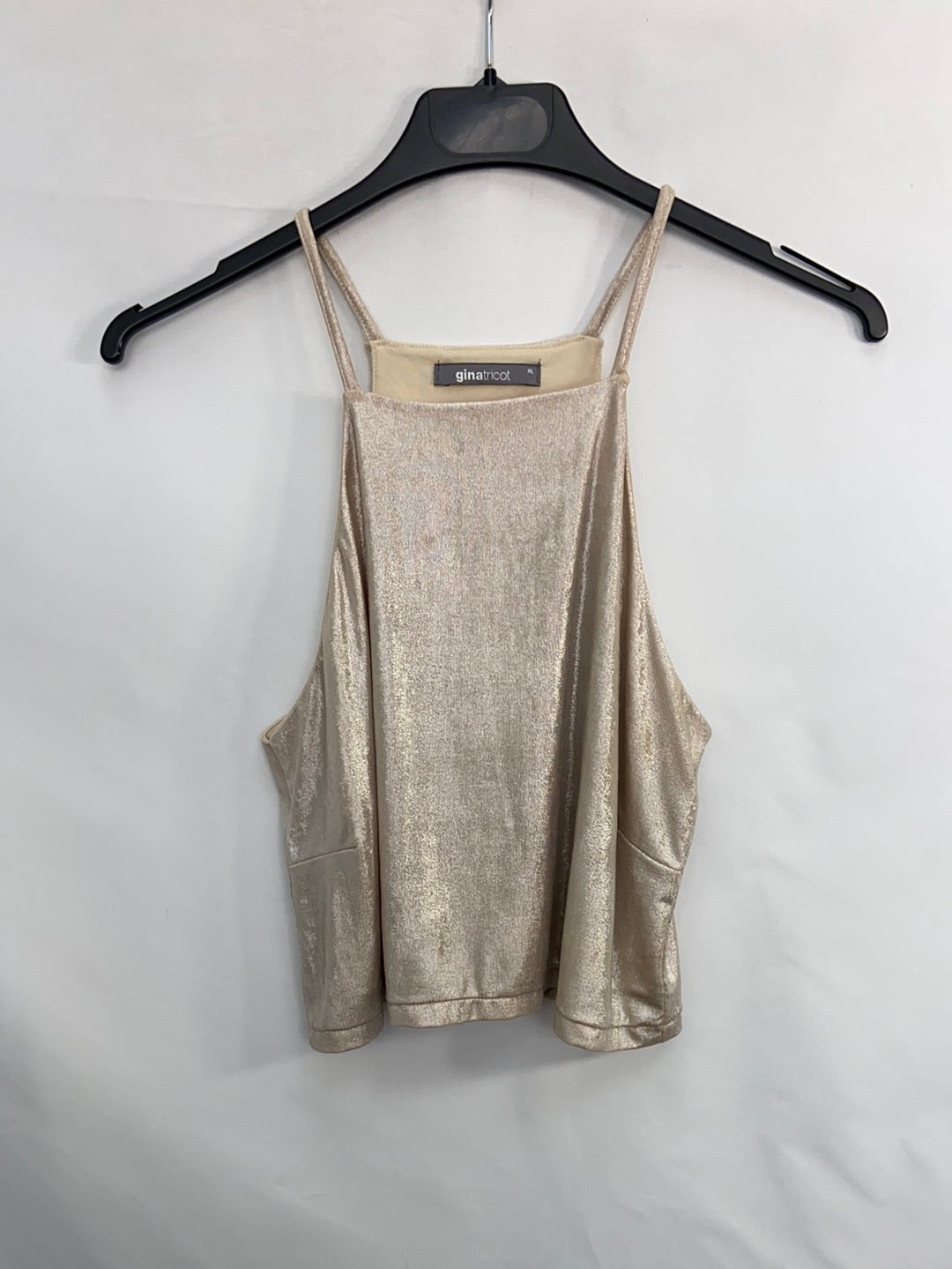 GINATRICOT.Top dorado T.XL