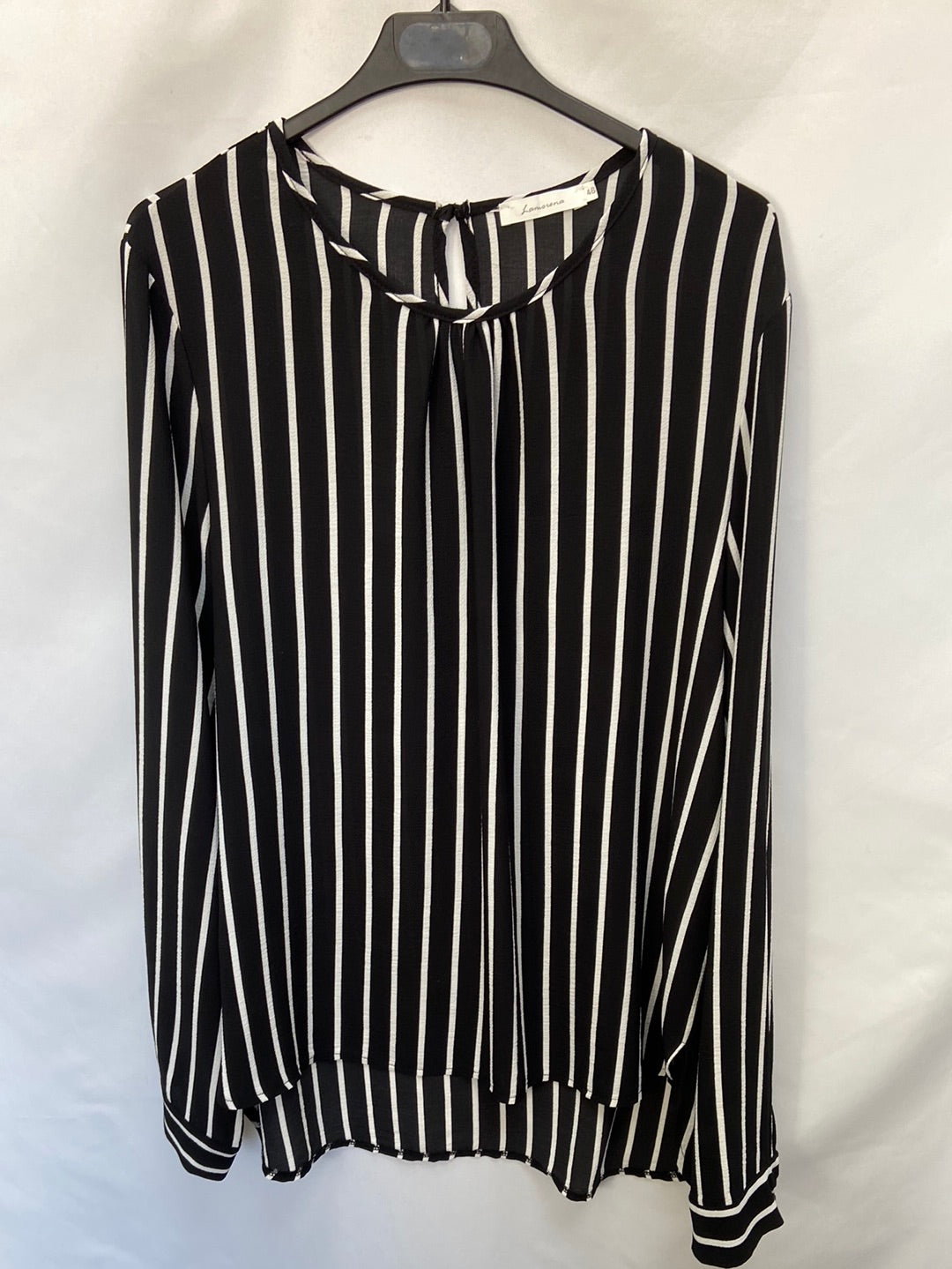 LA MORENA.Blusa rayas T.46