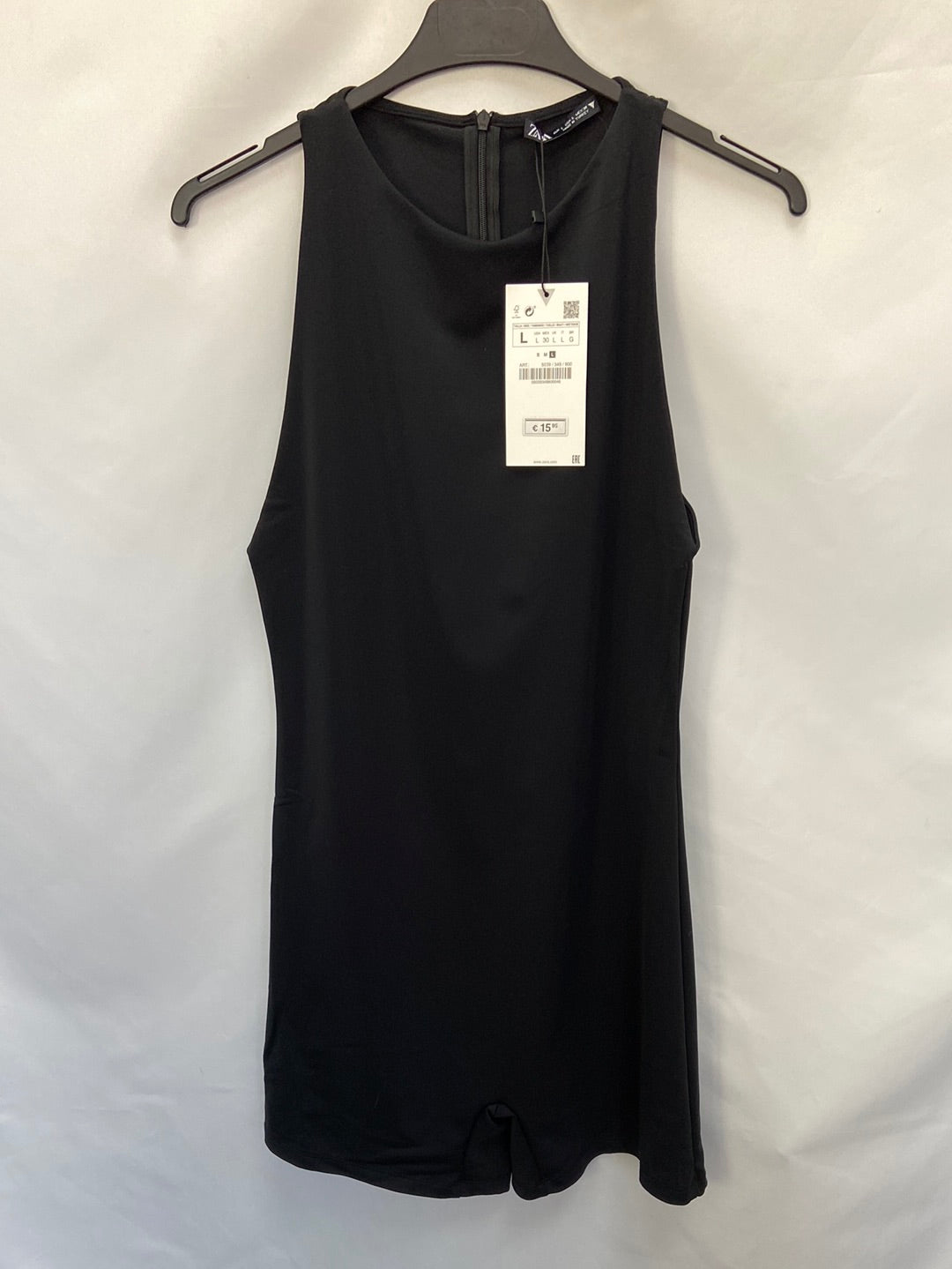 ZARA.Mono Licra negro T.L