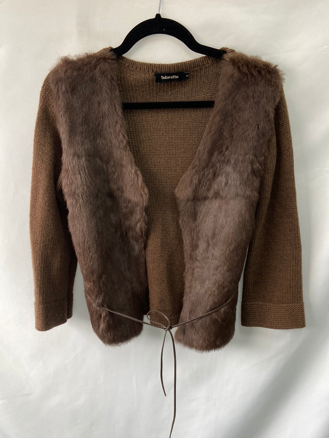 TINTORETTO.Chaqueta lana y conejo T.m