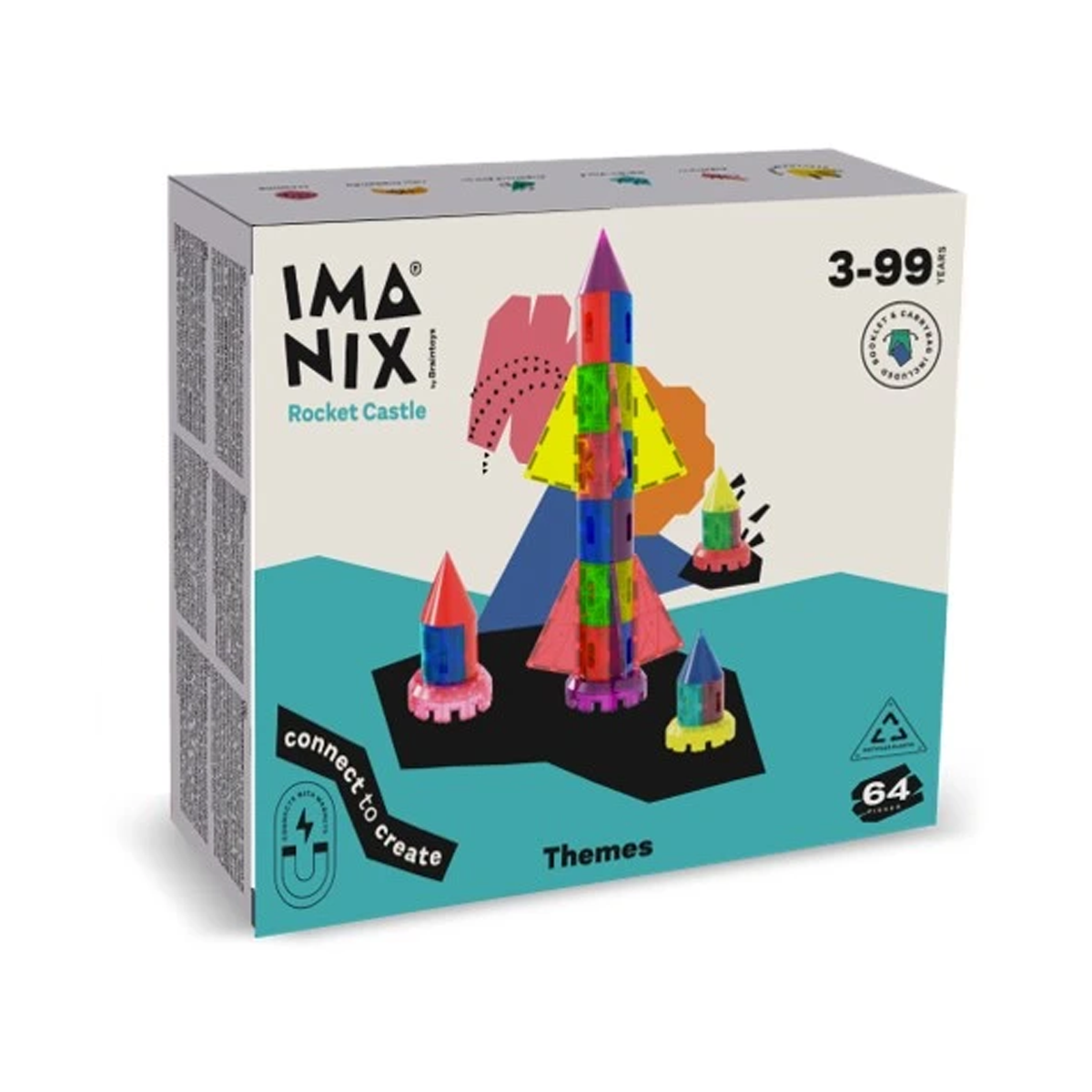 Imanix Rocket Castel 64 piezas Braintoys