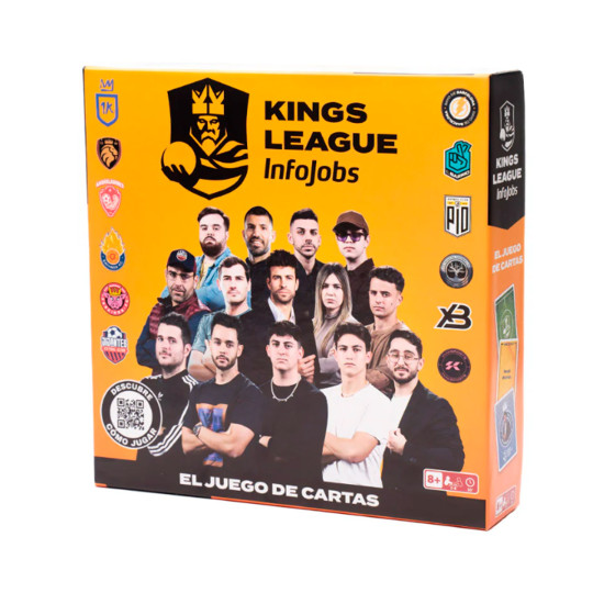 IMC Toys Juego de Cartas Kings League Naranja