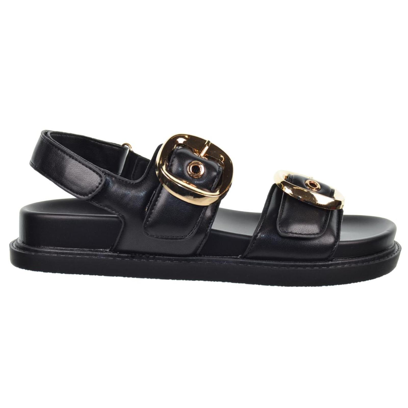 Isteria 25056 Sandalia BIO Sintética Velcro y Hebilla Mujer