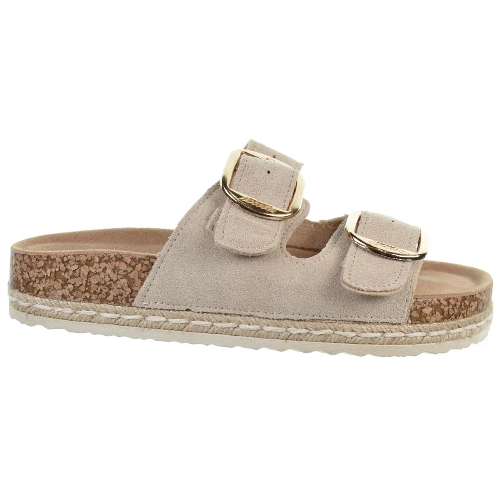 Isteria 25226 Sandalia Bio Serraje con Hebilla Mujer