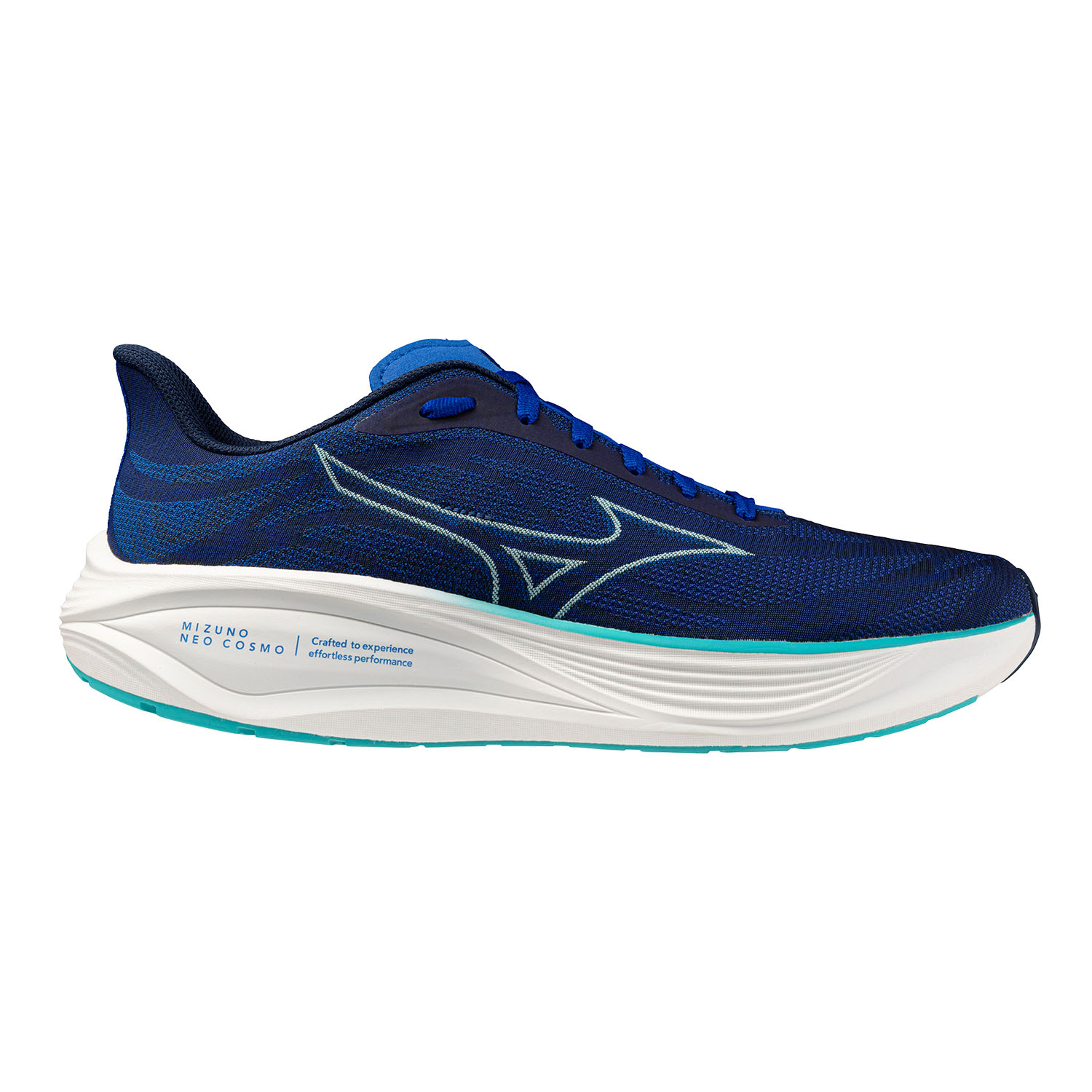 Mizuno Neo Cosmo Zapatillas Running Neutras Hombre Deep Abyss/Tanager Turquoise/Frozen Emerald