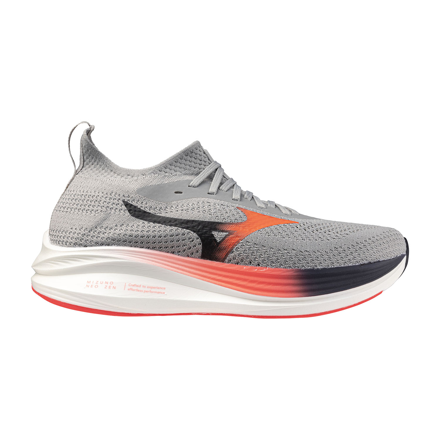 Mizuno Neo Zen Zapatillas Running Performance Hombre Odyssey Grey/Silver/Citrus