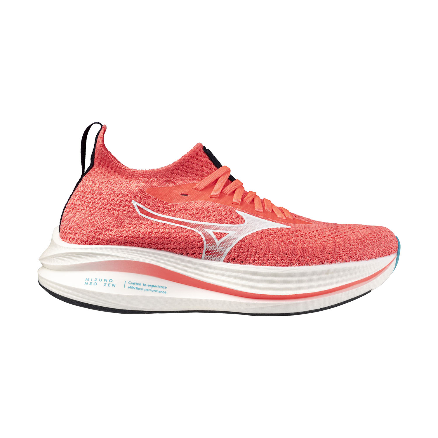 Mizuno Neo Zen Zapatillas Running Performance Mujer Striking Coral/White/Baritone Blue