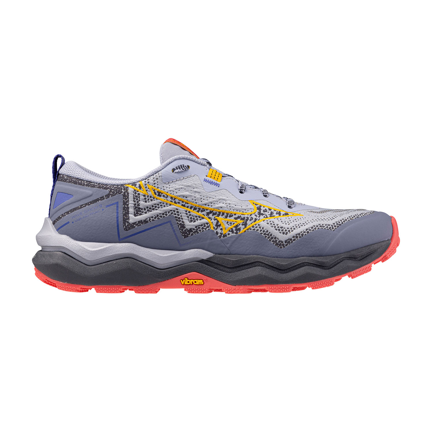 Mizuno Wave Daichi 9 Zapatillas Trail Running Mujer Icelandic Blue/Citrus/Calypso Coral