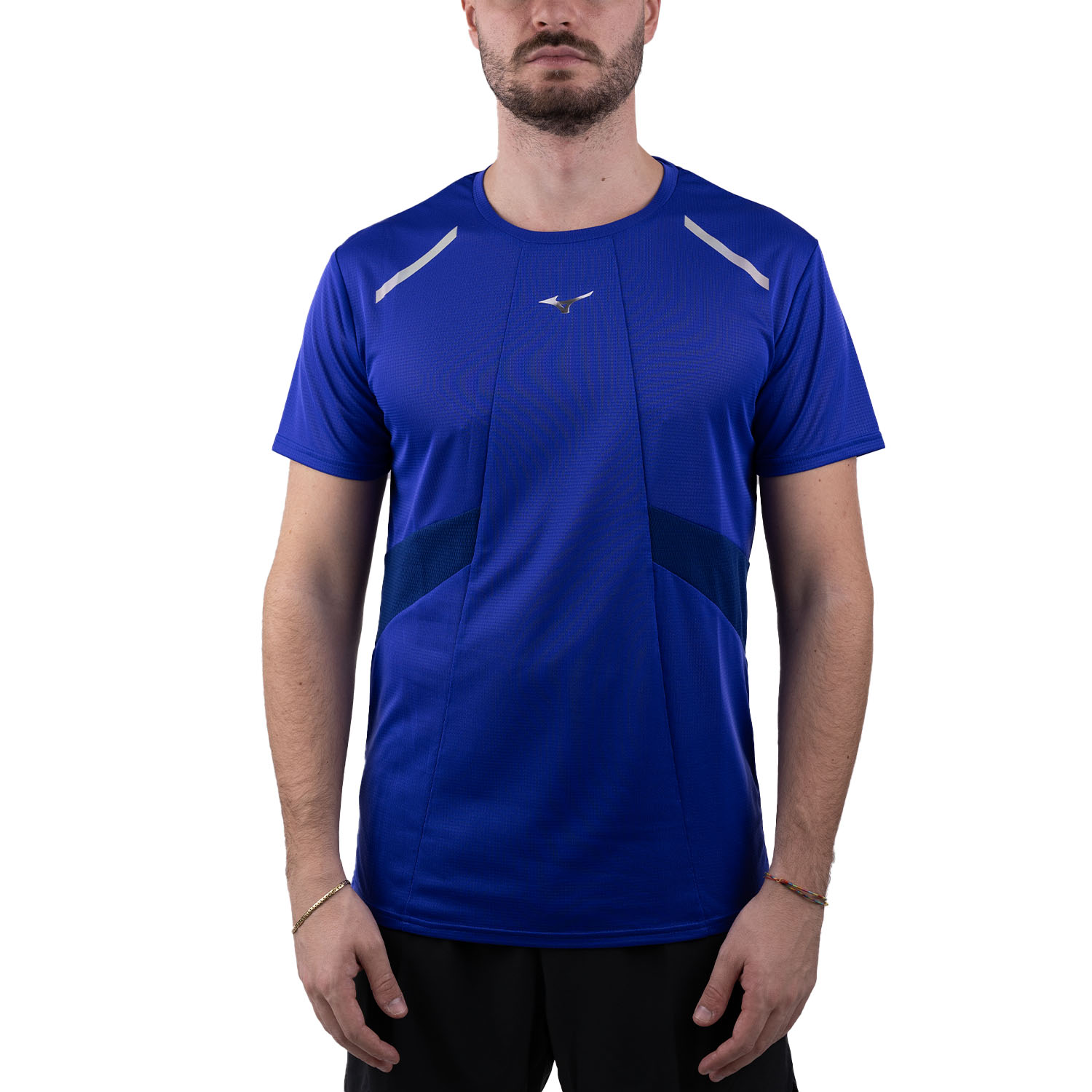 Mizuno Dryaeroflow Logo Camiseta Reflexblue