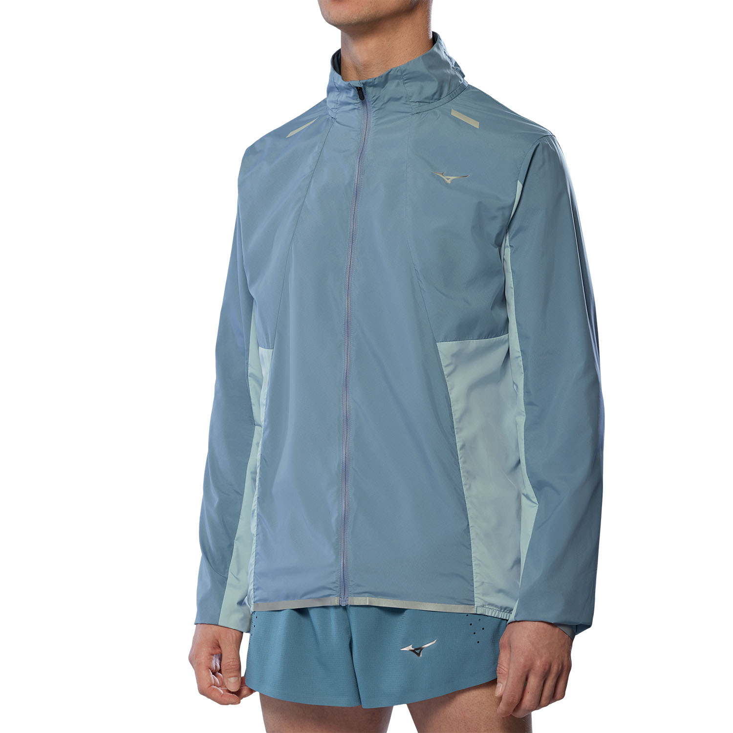 Mizuno Tech Light Chaqueta Citadel/Cloud Blue
