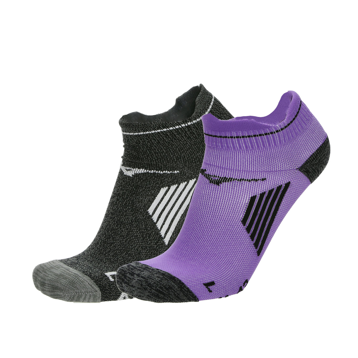 Mizuno Active x 2 Calcetines Paisley Purple/Black