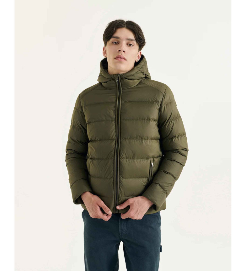 JOTT Abrigo de plumas John verde