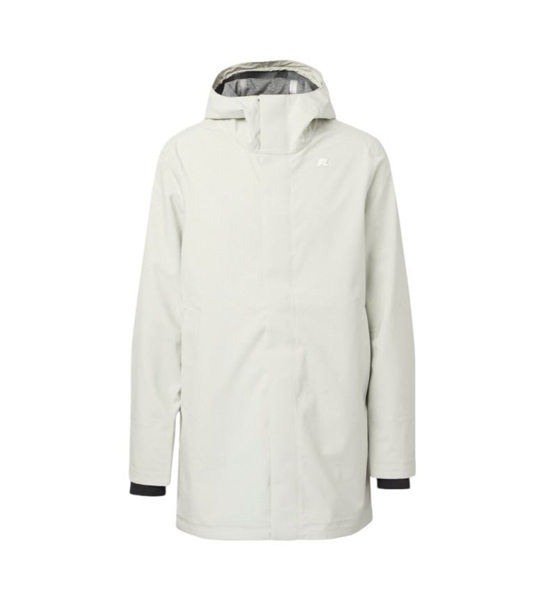 K-way Parka Tommy Bited blanco