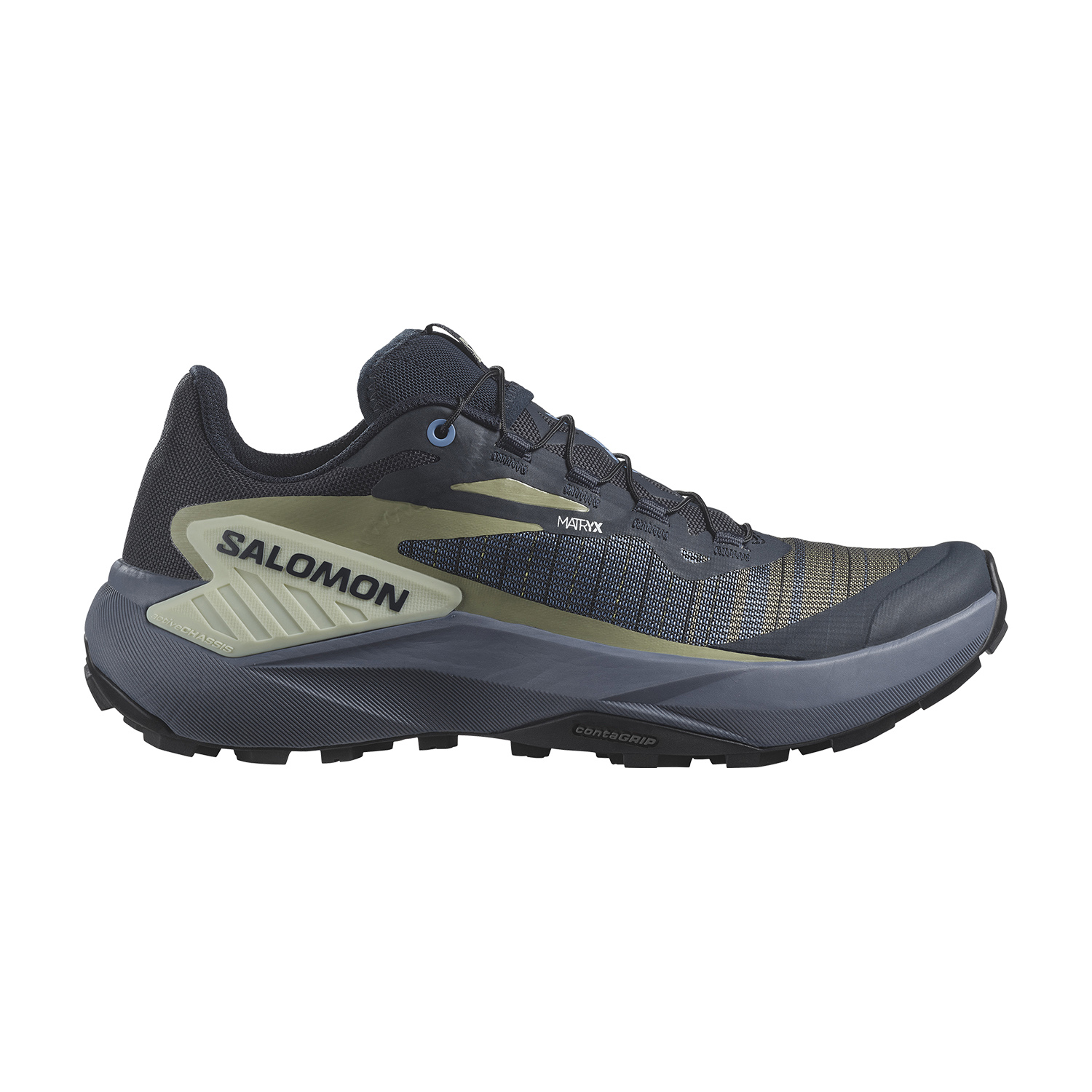 Salomon Genesis Zapatillas Trail Running Mujer Carbon/Grisaille/Aloe Wash