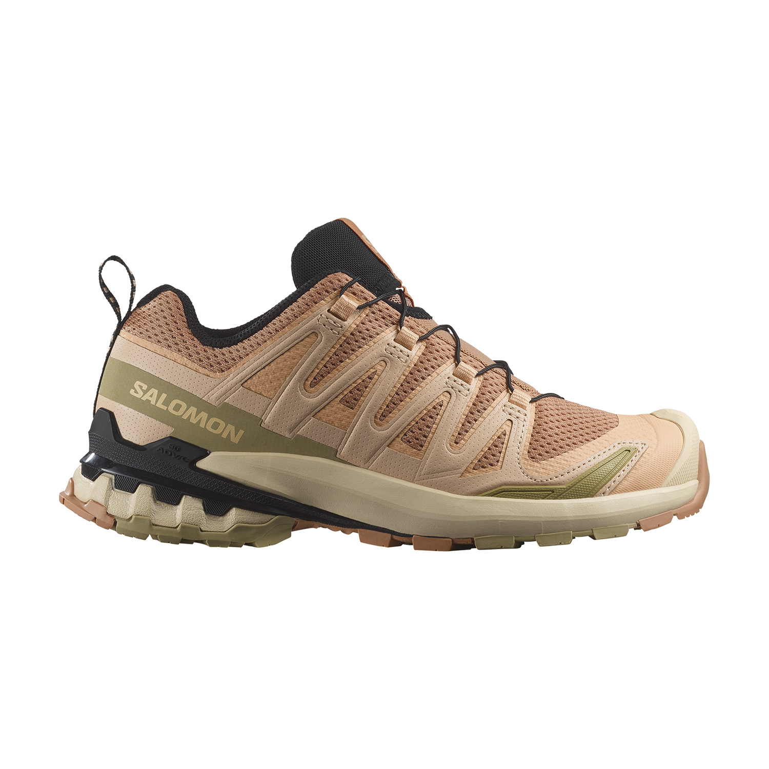 Salomon XA Pro 3D V9 Zapatillas Outdoor Mujer Cork/Peach Fuzz/Sponge