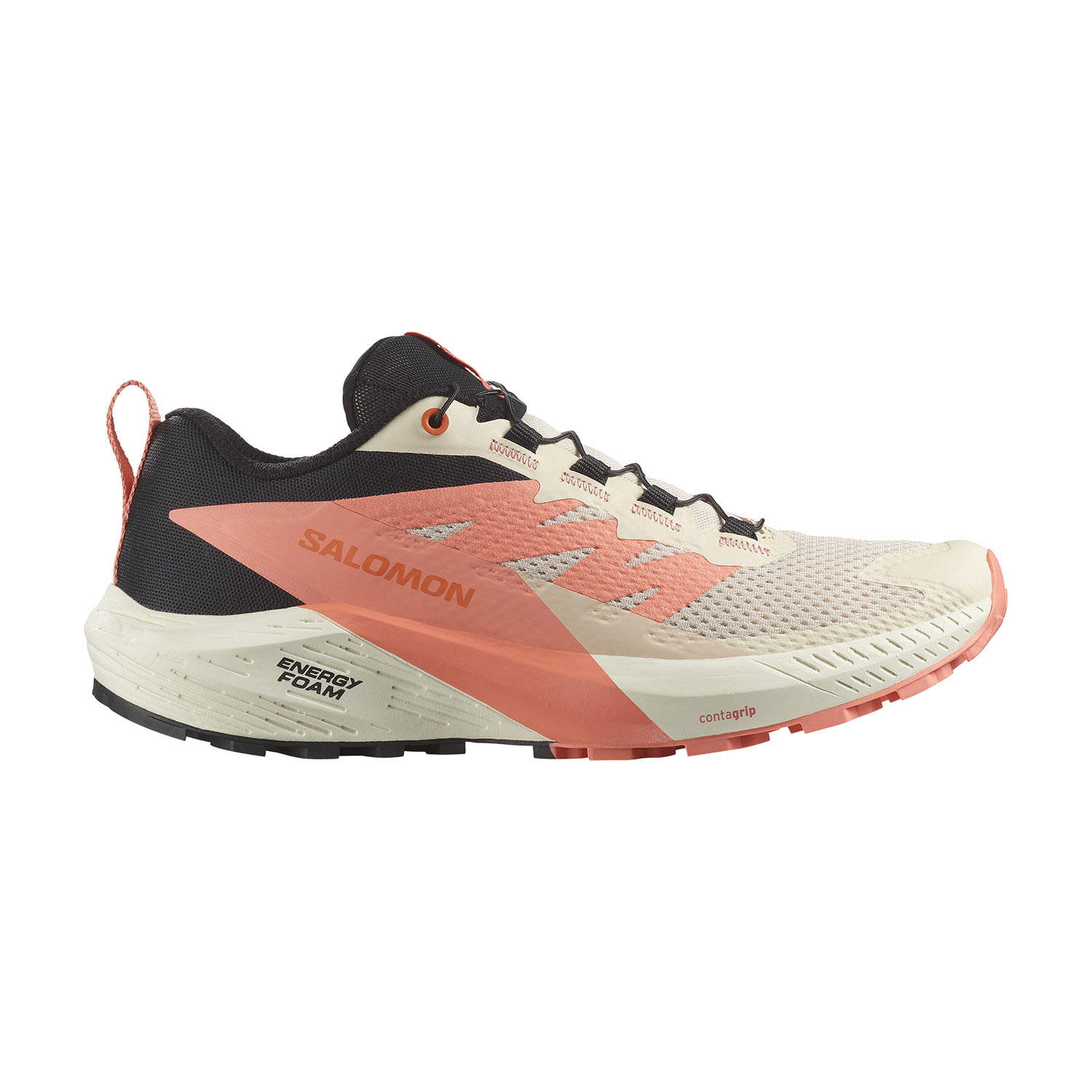 Salomon Sense Ride 5 Zapatillas Trail Running Mujer Tender Peach/Fusion Coral/Black