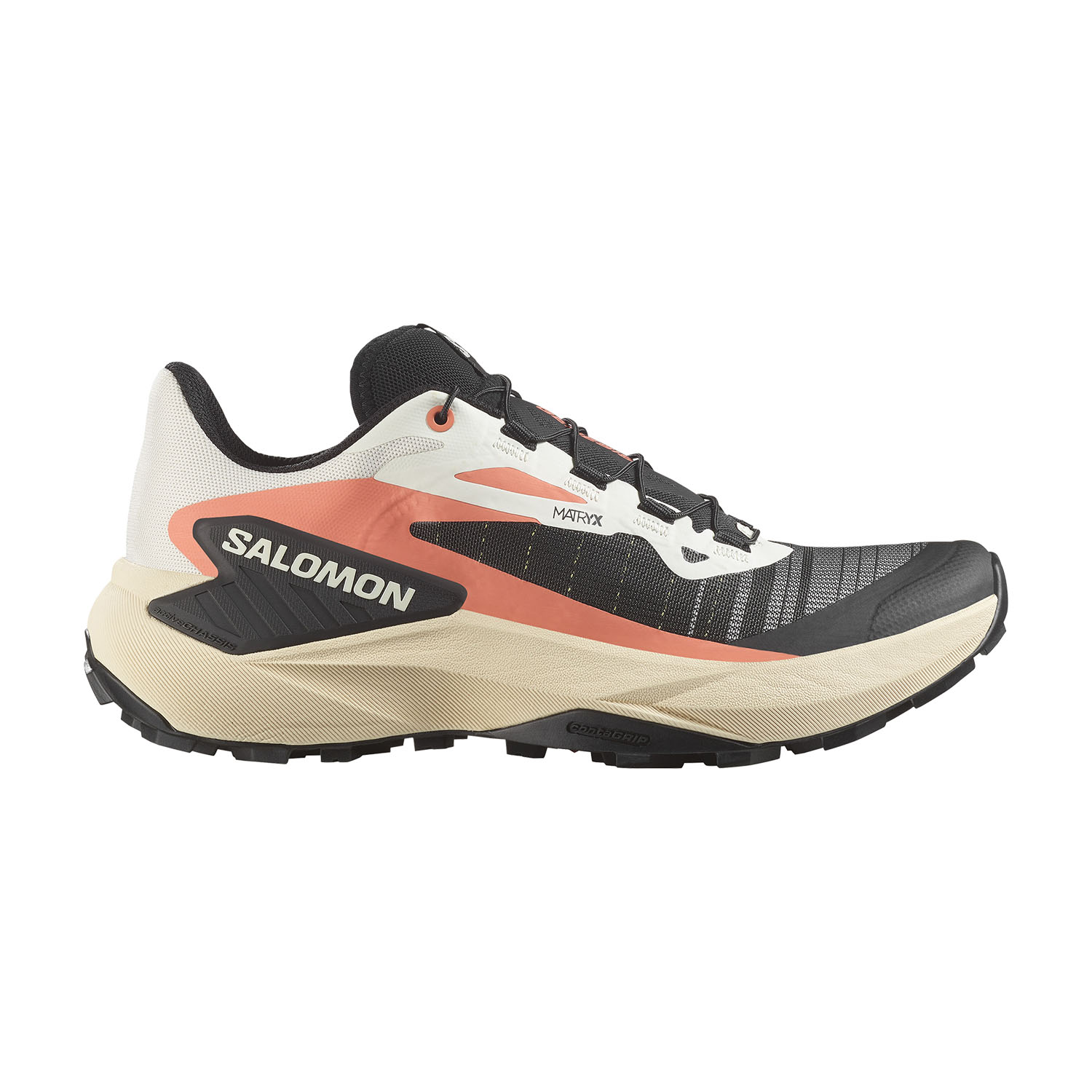 Salomon Genesis Zapatillas Trail Running Mujer Fusion Coral/Tender Peach/Black