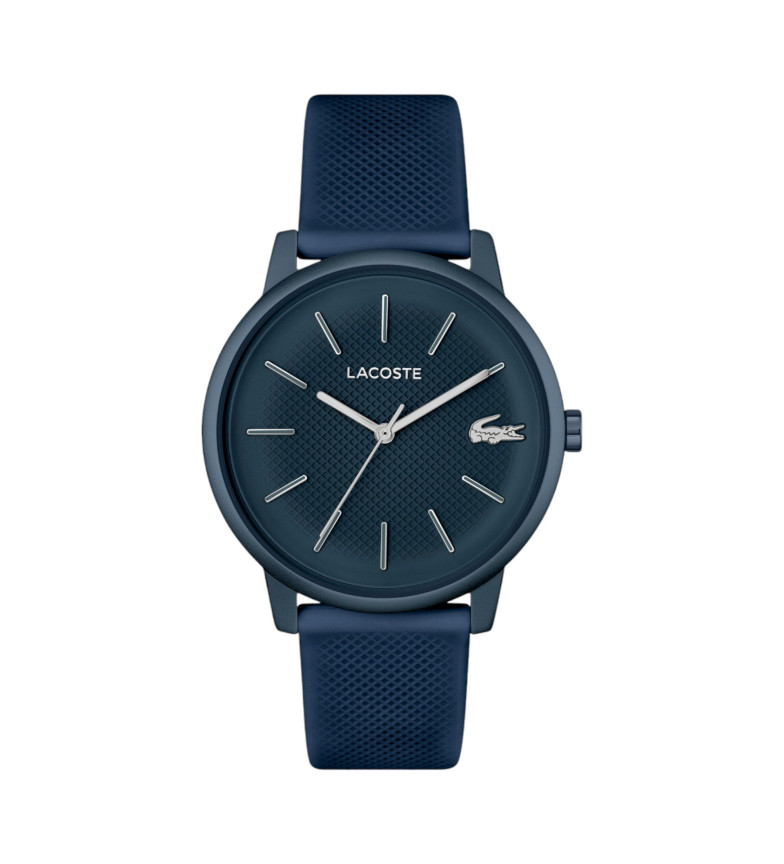 Lacoste Reloj 12.12 Move de silicona con tres manecillas marino