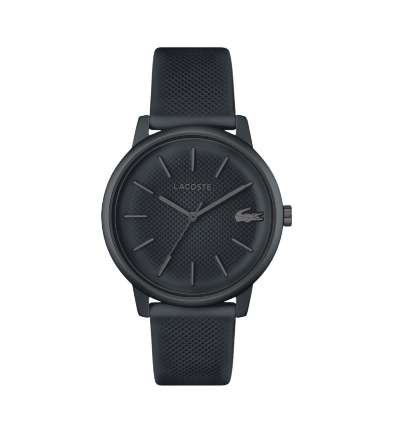 Lacoste Reloj 12.12 Move de silicona con tres manecillas negro