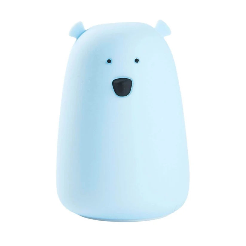 Lámpara de Silicona Oso Azul