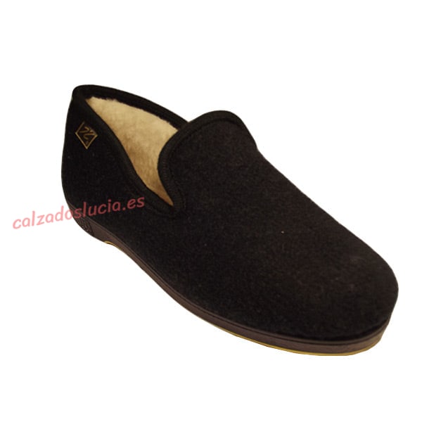 Zapatilla abrigada con lana virgen D´Cutillas