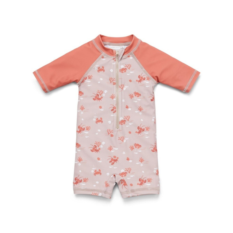 Bañador Mono UPF 50 Manga corta Langosta Little Dutch