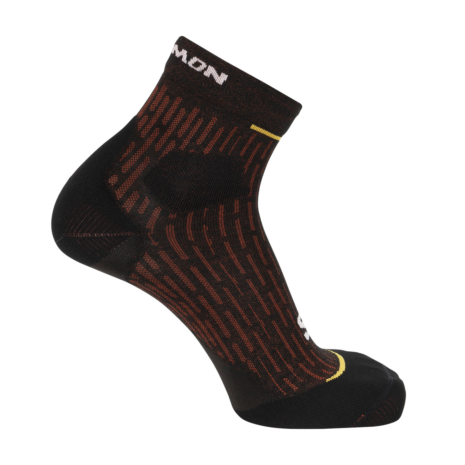 Salomon Ultra Glide Calcetines Black/High Risk Red/Zinnia