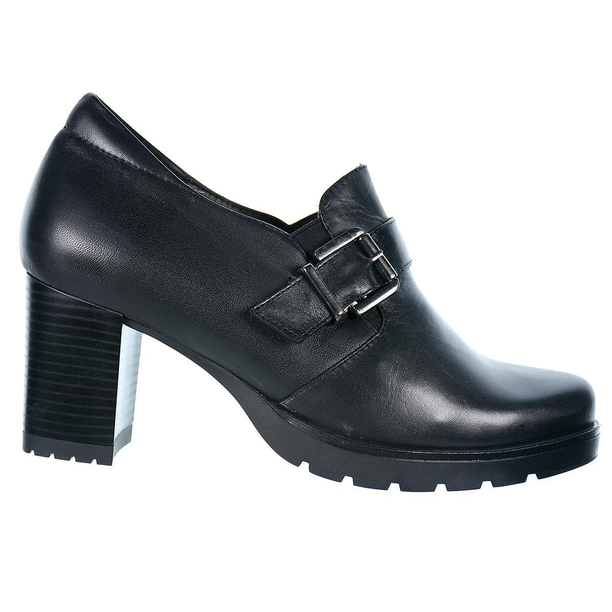 Leury23 Desireé Zapato Piel Confort Tacón Grueso Mujer