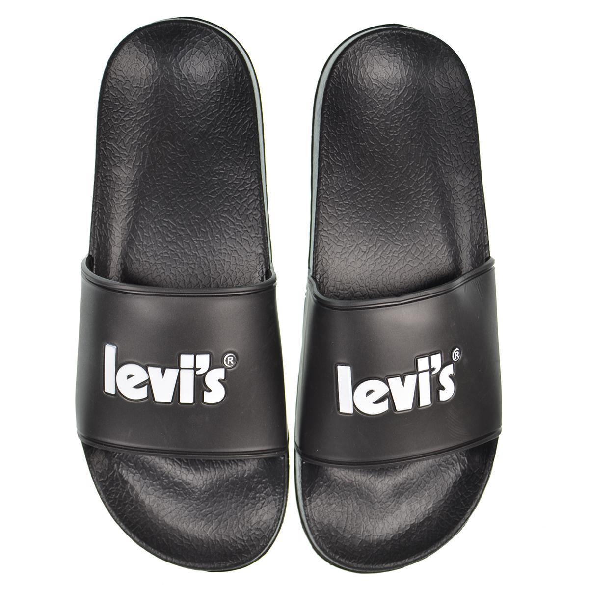 Levi´s Pool Chancla Playa y Piscina Forro Textil Unisex