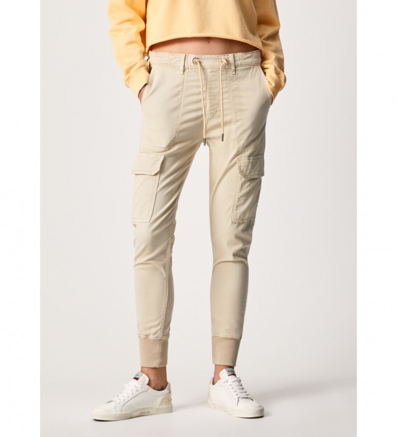 Pepe Jeans Pantalón Crusade Beige