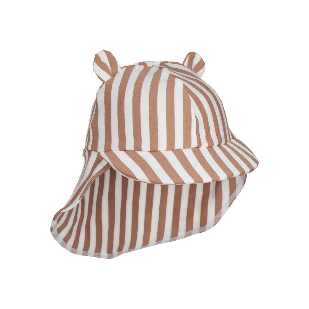Gorro con protección solar Senia Liewood Stripes Tuscany Rose
