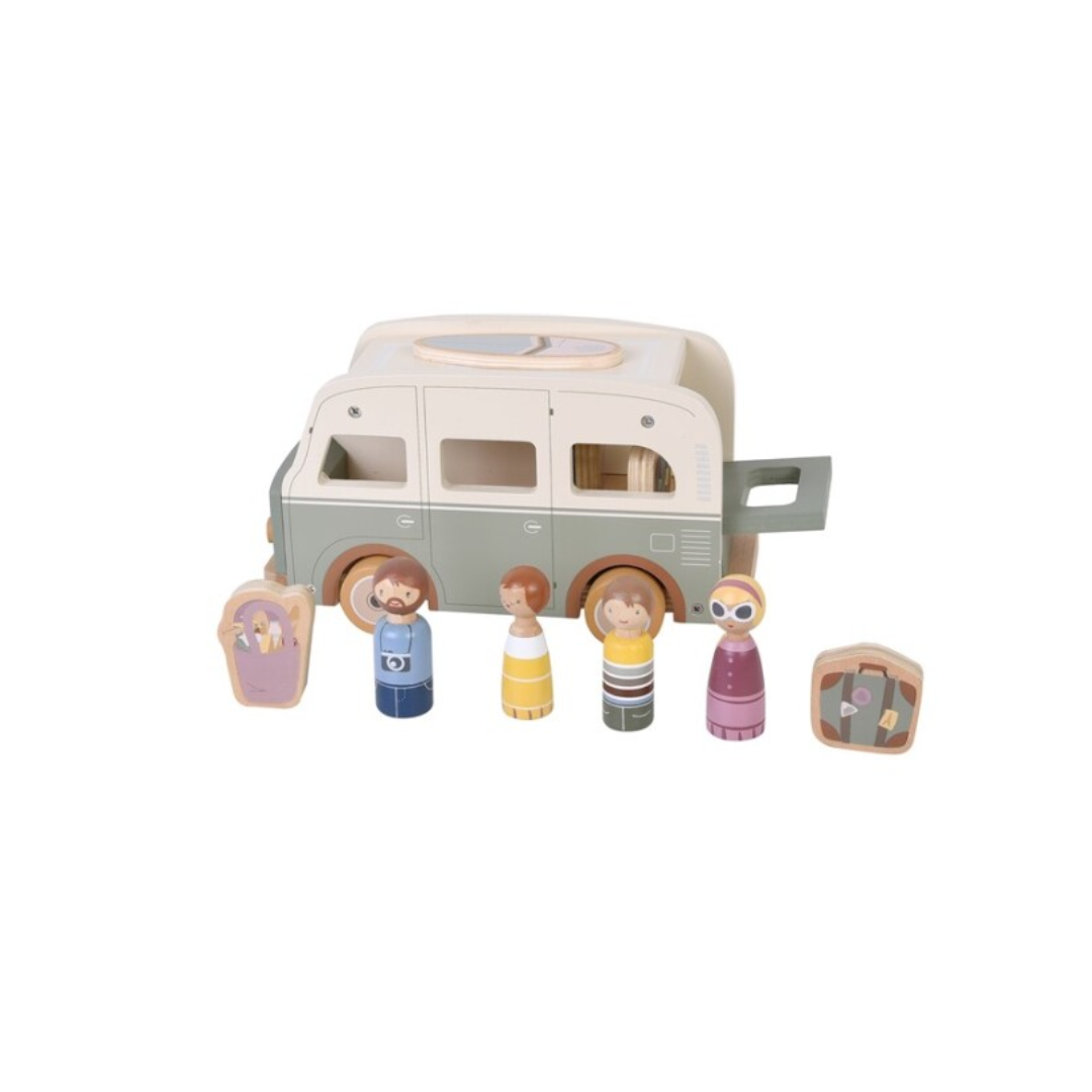 Furgoneta retro encajable Little Dutch