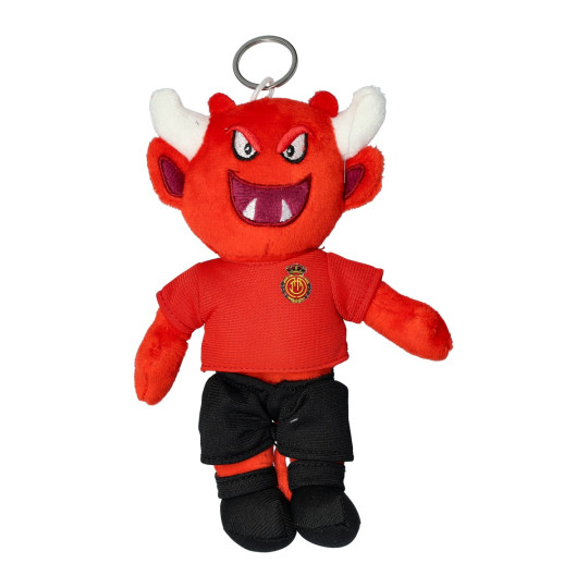 Llavero Mallorca RCD Mallorca Peluche Dimonió Rojo-Negro