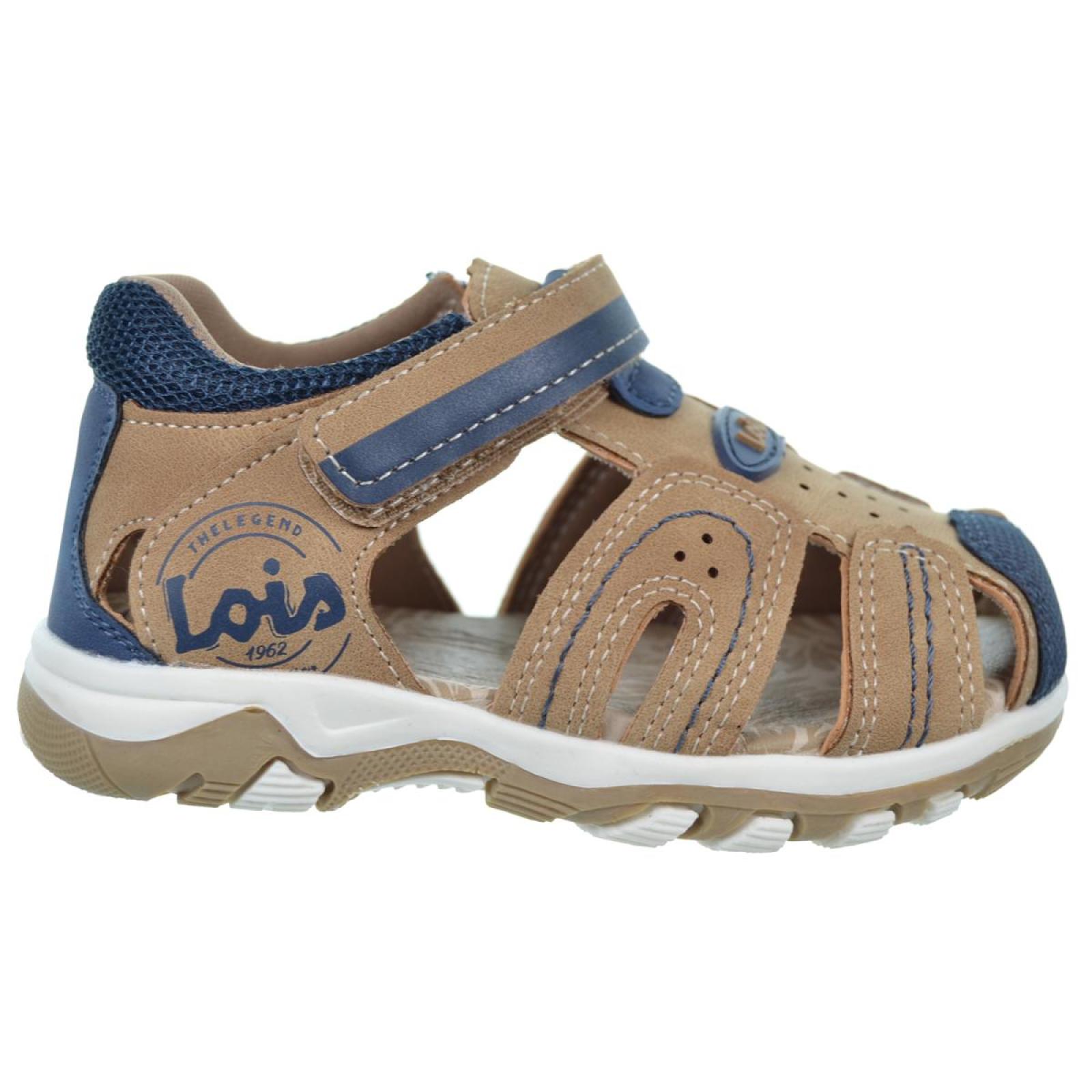 Lois 46224 Sandalia Reforzada Acolchada con Velcro Niño