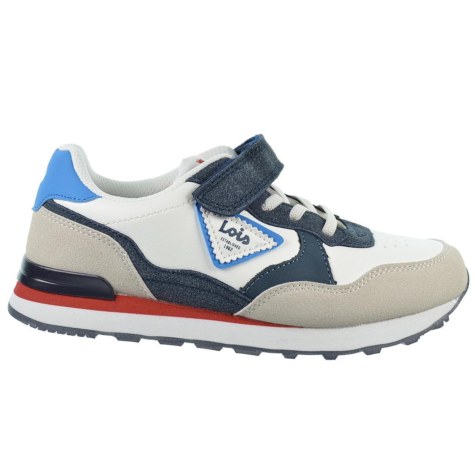 Lois 59040 Sneaker Acolchado Cordones y Velcro Niño