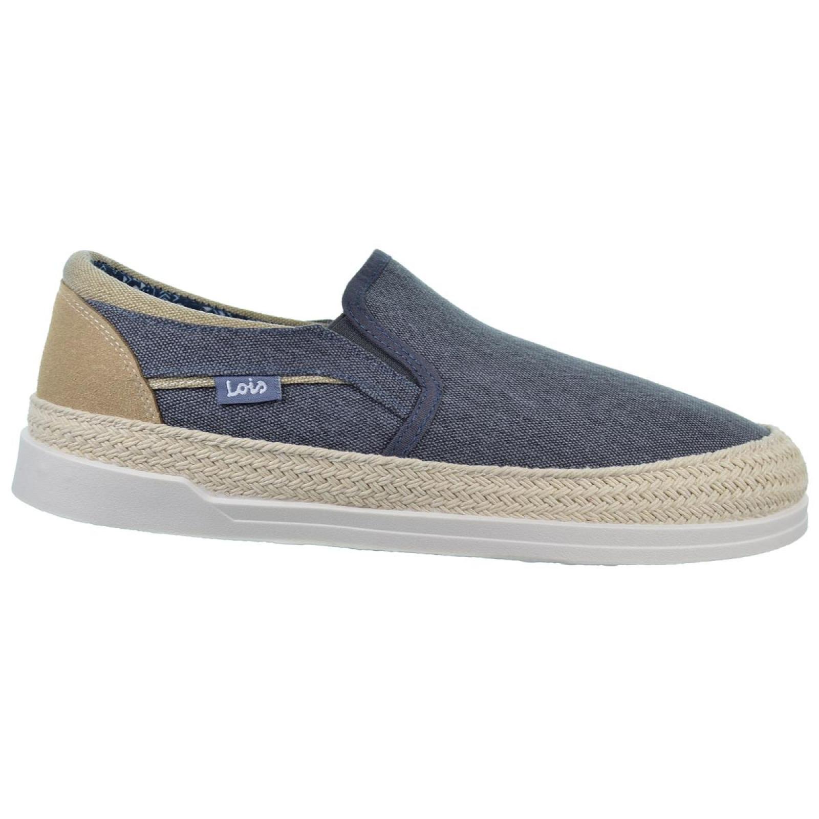 Lois 61336 Zapatilla Lona Textil Acolchada Suela caucho Hombre