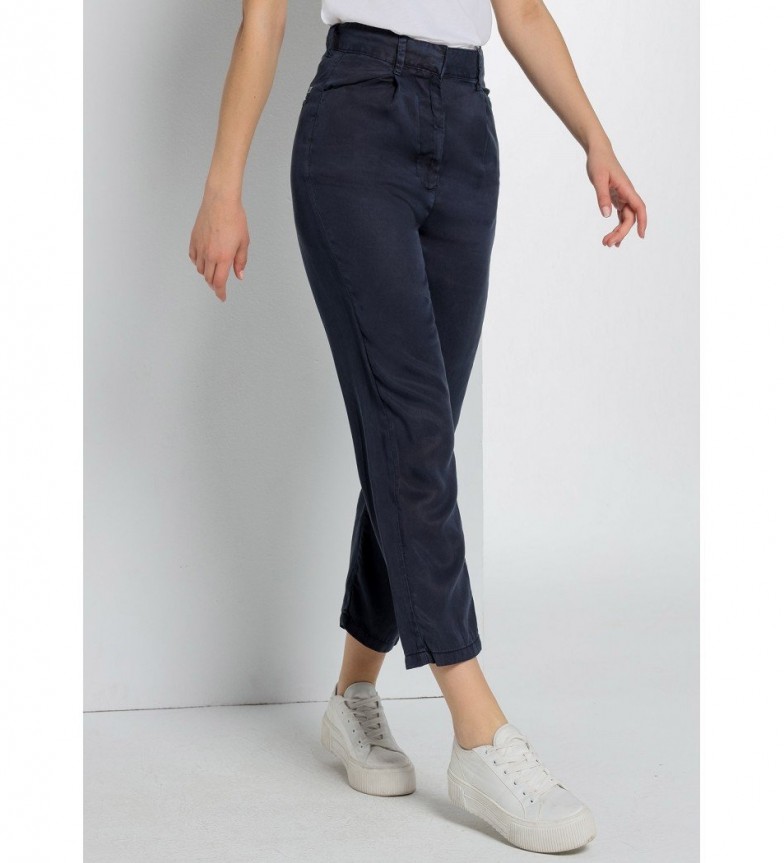 Lois Jeans Pantalon Chino | Caja Alta - Loose Pleat marino