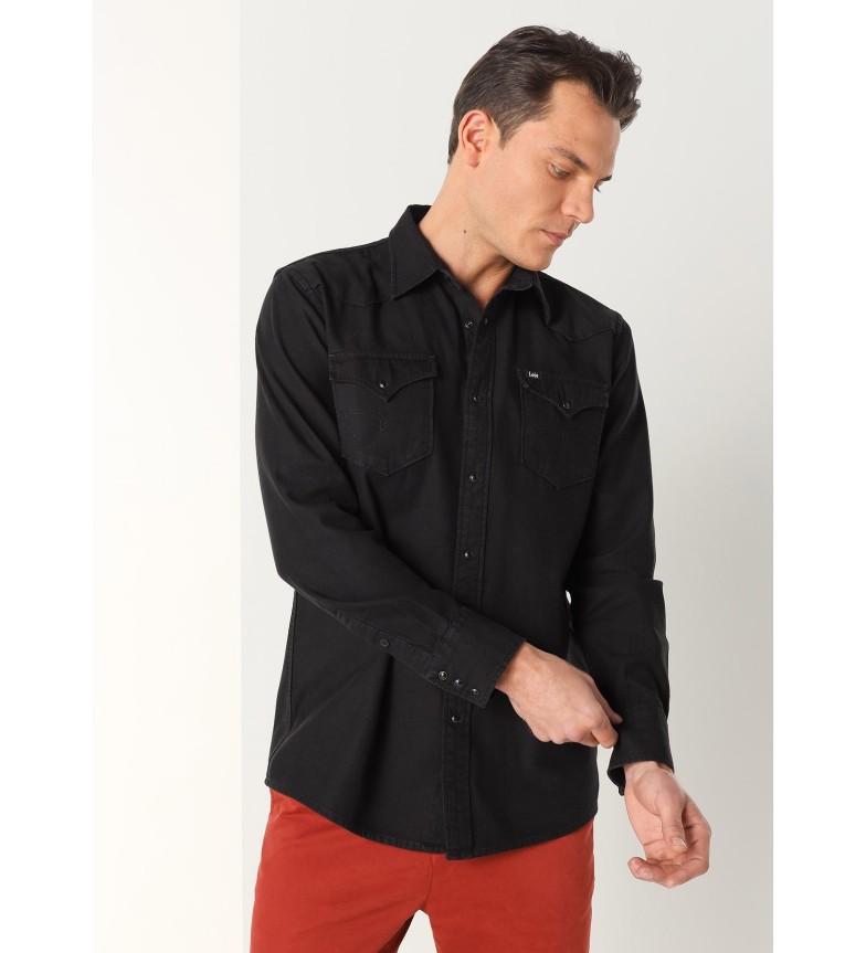 Lois Jeans Camisa tejana negro