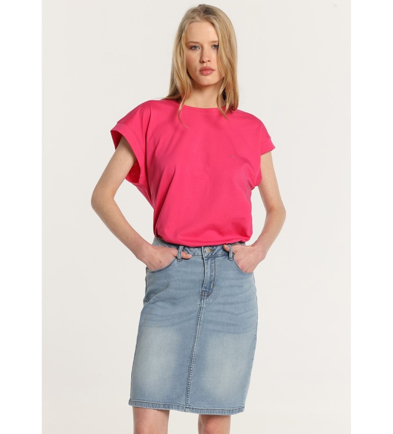 Lois Jeans Falda basica tejana towel azul