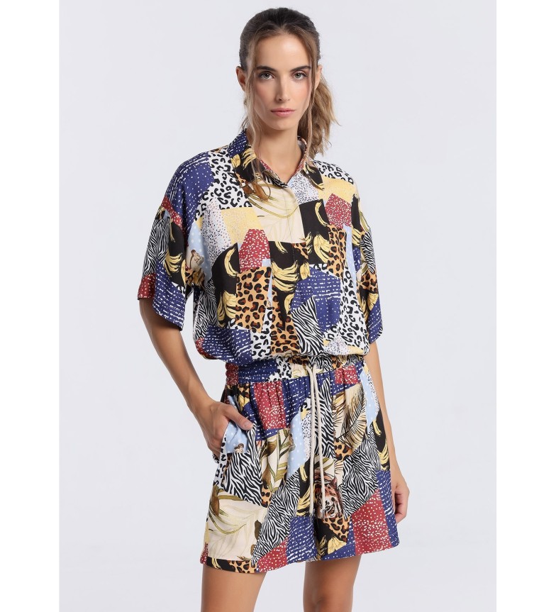 Lois Jeans Mono corto estampado 133119 multicolor